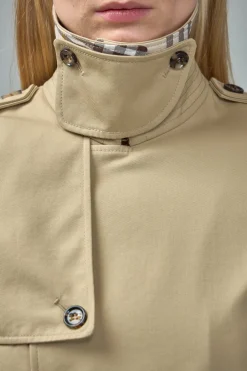Burberry Cotton Blend Trench Jacket - LABELS