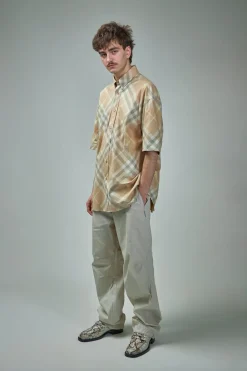 Burberry Cotton Blend Trousers - LABELS