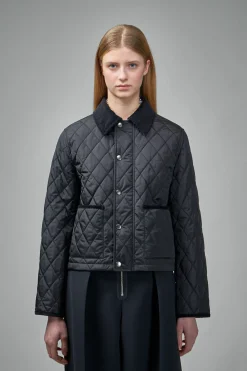 Burberry Cropped Quilted Nylon Witney Jacket - LABELS