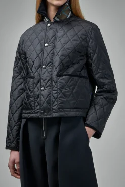 Burberry Cropped Quilted Nylon Witney Jacket - LABELS