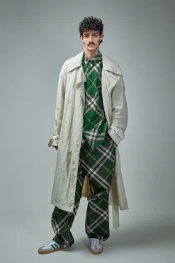Burberry Long Nylon Trench Coat - LABELS