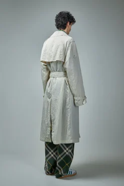 Burberry Long Nylon Trench Coat - LABELS