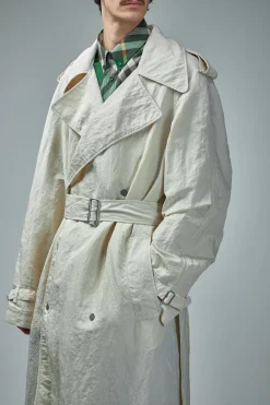 Burberry Long Nylon Trench Coat - LABELS