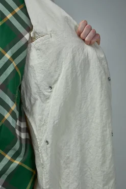 Burberry Long Nylon Trench Coat - LABELS