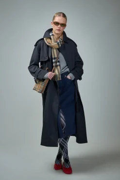 Burberry Long Wool Trench Coat - LABELS