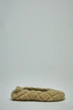 Burberry Shearling Baby Ballerinas - LABELS