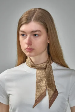 Burberry Skinny B Shield Silk Scarf - LABELS