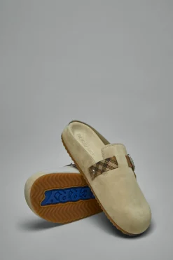 Burberry Suede Urchin Clogs - LABELS
