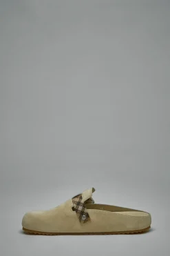 Burberry Suede Urchin Clogs - LABELS
