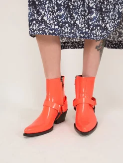 Calvin Klein 205W39NYC Tex Harness Spazzolato Boots apricot - LABELS