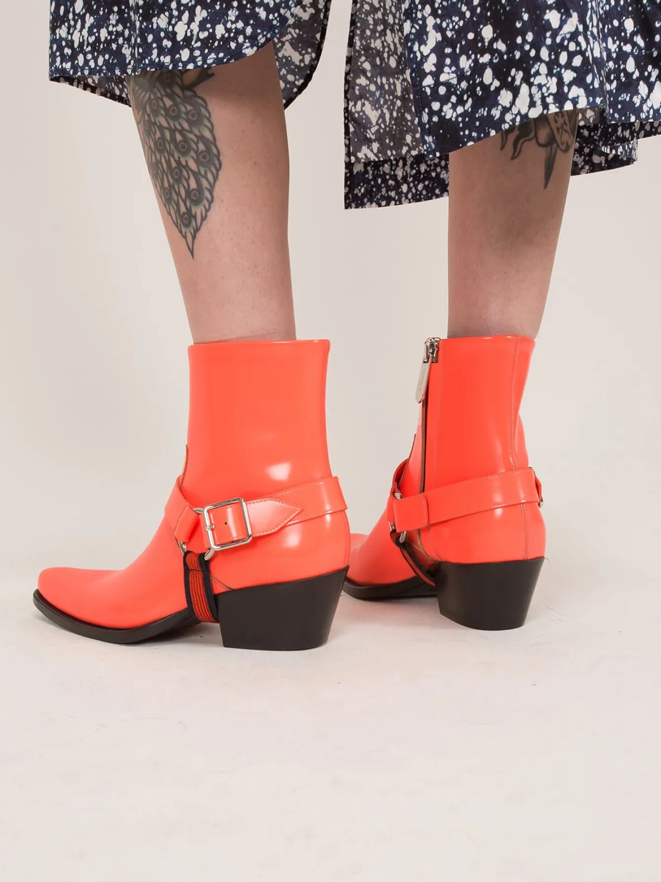 Calvin Klein 205W39NYC Tex Harness Spazzolato Boots apricot - LABELS