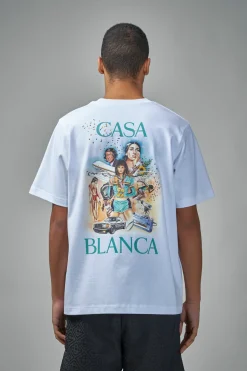 Casablanca Celebration Du Sport Printed T-Shirt - LABELS