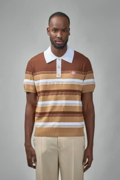 Casablanca Chicano Striped Polo - LABELS