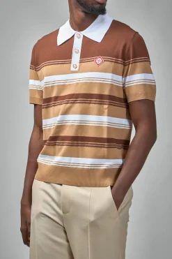 Casablanca Chicano Striped Polo - LABELS