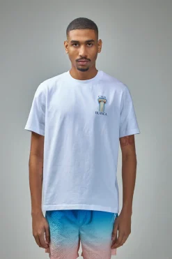 Casablanca La Colomne Printed T-Shirt - LABELS