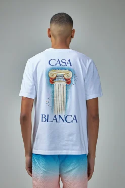 Casablanca La Colomne Printed T-Shirt - LABELS