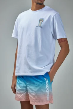 Casablanca La Colomne Printed T-Shirt - LABELS