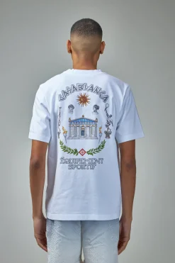 Casablanca Le Temple Du Sport Printed T-Shirt - LABELS
