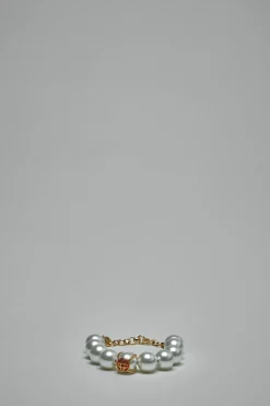 Casablanca Logo Pearl Bracelet - LABELS