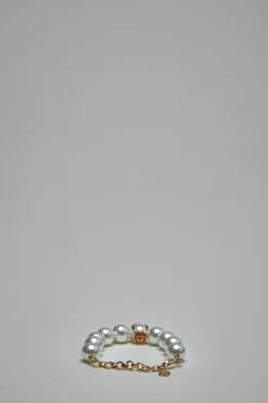 Casablanca Logo Pearl Bracelet - LABELS