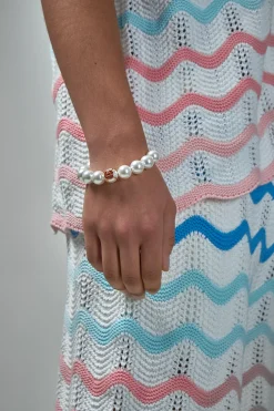 Casablanca Logo Pearl Bracelet - LABELS