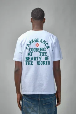 Casablanca Looking At The Beauty Of The World Printed T-Shirt - LABELS
