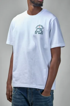 Casablanca Looking At The Beauty Of The World Printed T-Shirt - LABELS