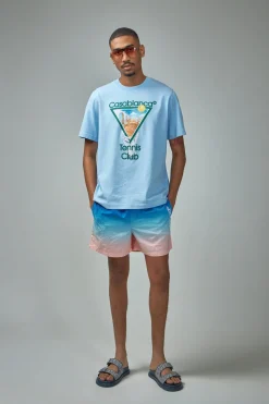 Casablanca Metaphysical Tennis Icon Printed T-Shirt - LABELS