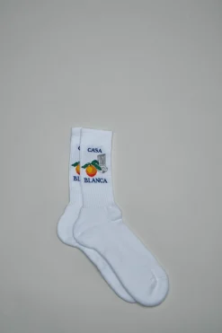 Casablanca Unisex Printed Socks - LABELS