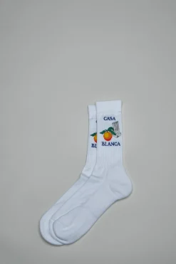 Casablanca Unisex Printed Socks - LABELS
