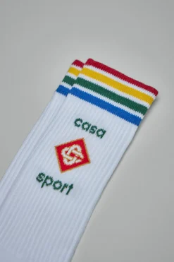 Casablanca Unisex Printed Socks - LABELS