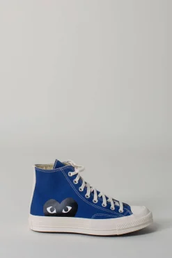CDG Play High Sneakers blue - LABELS