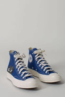 CDG Play High Sneakers blue - LABELS