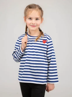 CDG Play Kids T-shirt blue - LABELS