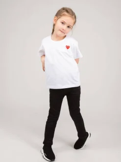 CDG Play Kids T-shirt Knit white - LABELS