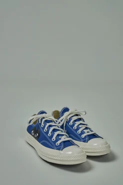 CDG Play Low Sneakers blue - LABELS