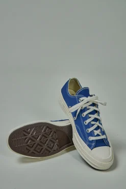 CDG Play Low Sneakers blue - LABELS