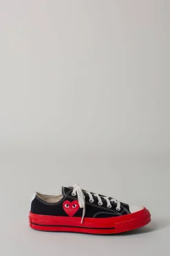 CDG Play Low Top Red Sole black - LABELS