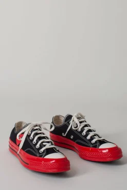 CDG Play Low Top Red Sole black - LABELS