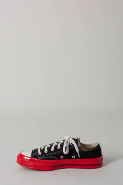 CDG Play Low Top Red Sole black - LABELS