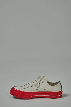 CDG Play Low Top Red Sole white - LABELS