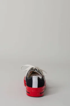 CDG Play Low Top Red Sole black - LABELS