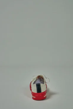 CDG Play Low Top Red Sole white - LABELS