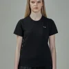CDG Play Women Black Heart Tee black - LABELS