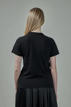 CDG Play Women Black Heart Tee black - LABELS