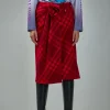 Check Wool Skirt - LABELS