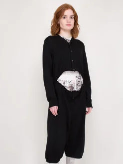 Comme des Garçons Knitted Ladies Cardigan black - LABELS