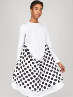 Comme des Garçons Ladies Layered Longsleeve white - LABELS