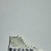 Comme des Garçons Multi Heart High Top Shoes - LABELS