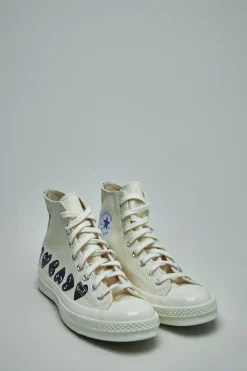 Comme des Garçons Multi Heart High Top Shoes - LABELS